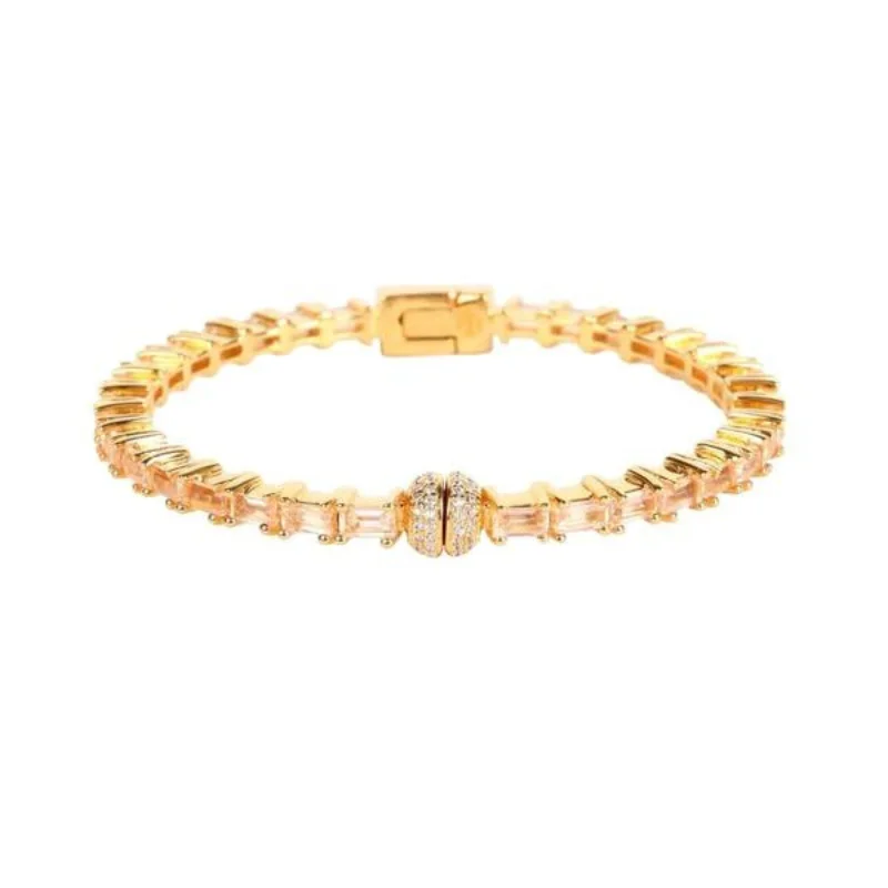 delicate chain bracelets for ladies-BuDhaGirl | Aurora Bracelet in Pink Morganite