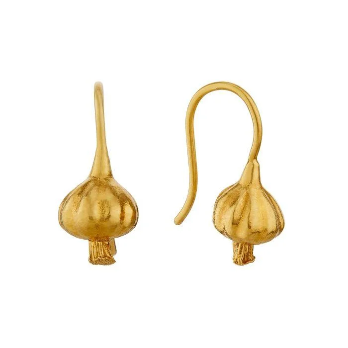 fashion drop earrings for ladies-Alex Monroe Garlic Hook Drop Earrings