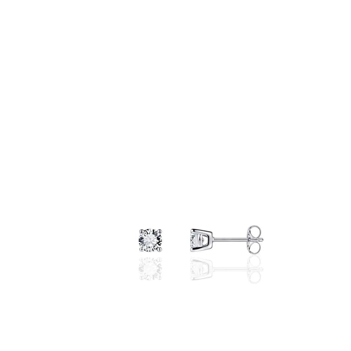 diamond cluster earrings for women-Cubic Zirconia Stud Earrings