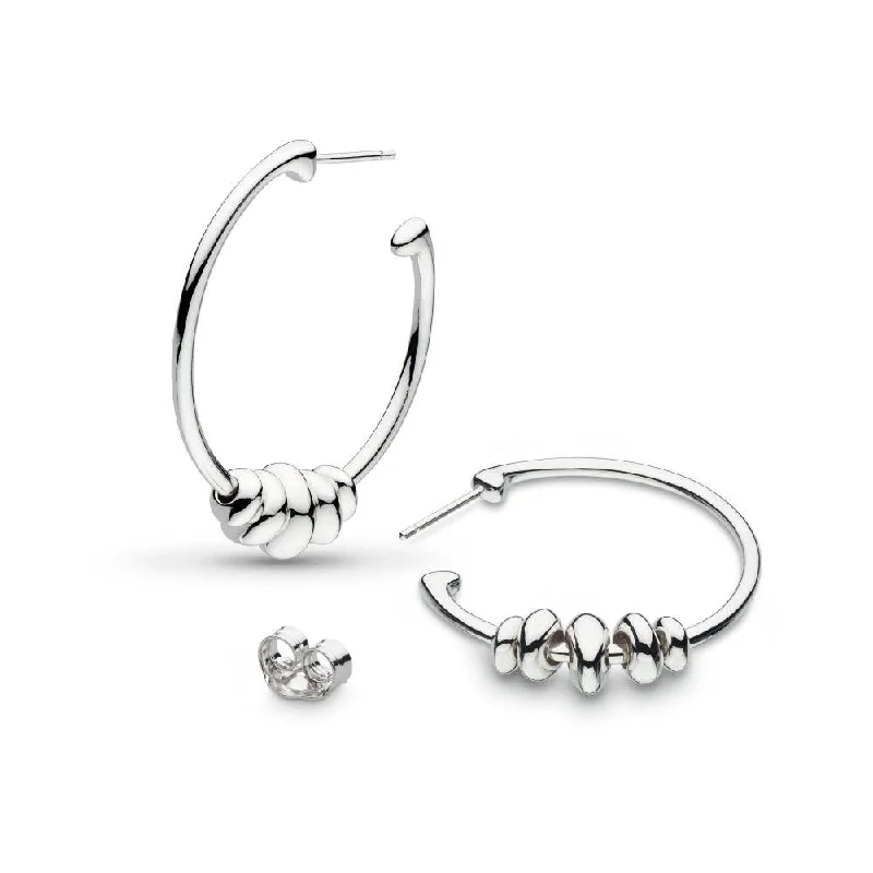 custom ladies earrings-Kit Heath Coast Tumble 32mm Hoop Earrings