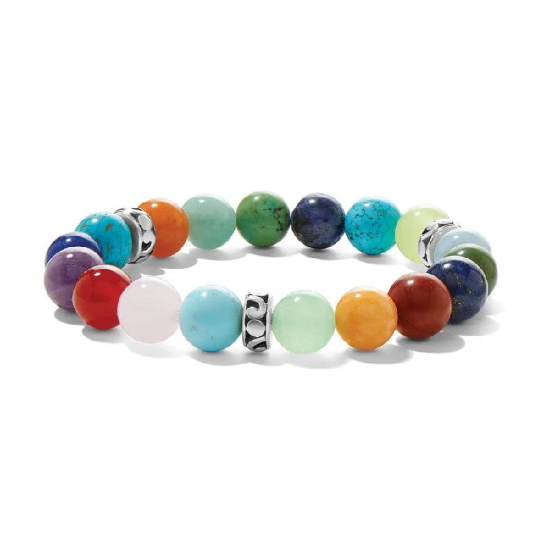 chunky bracelets for ladies-Brighton | Contempo Confetti Beaded Stretch Bracelet