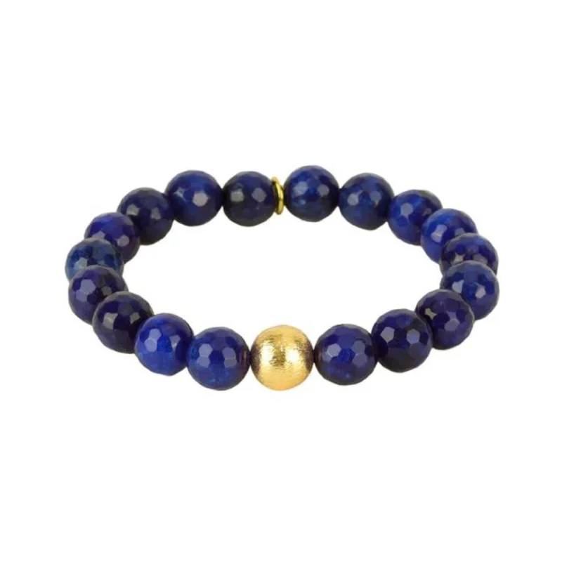 gemstone bangles for women-BuDhaGirl | Bianca Bracelet in Cobalt