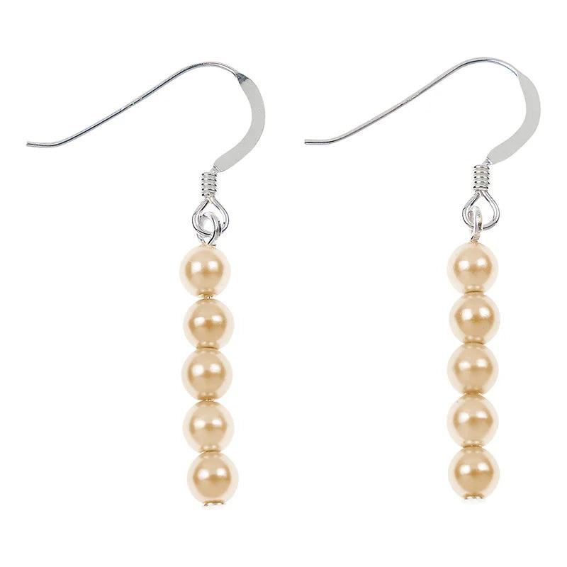 women’s birthstone drop earrings-Carrie Elspeth Ivory Pearl Earrings