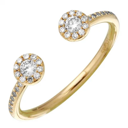 sapphire ladies rings-14K Yellow Gold Diamond Ring