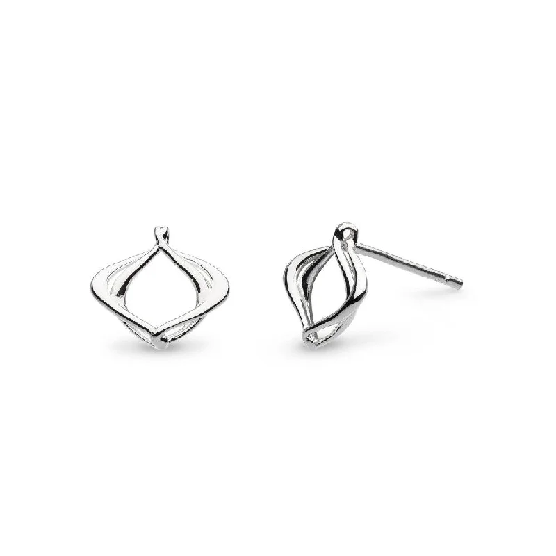 trendy ladies earrings-Kit Heath Entwine Alicia Petite Stud Earrings